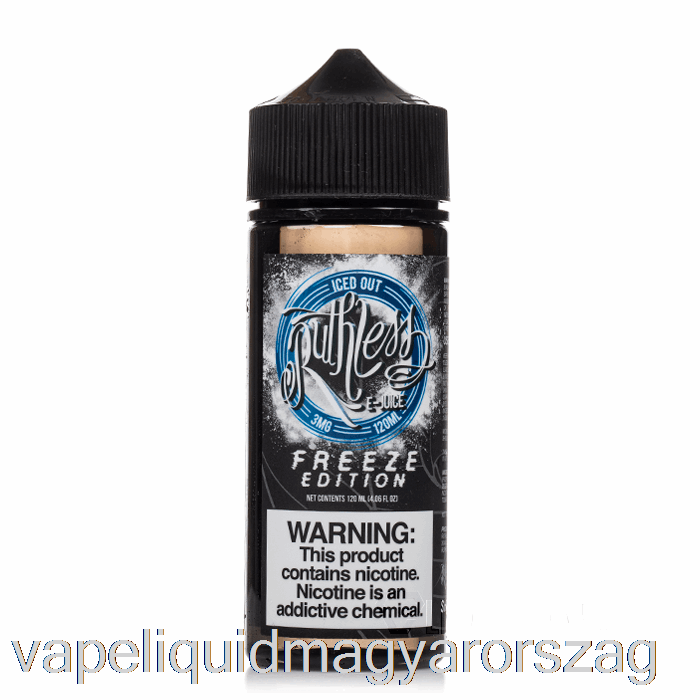 Iced Out - Freeze Edition - Könyörtelen Gőz - 120ml 3mg Vape Folyadék